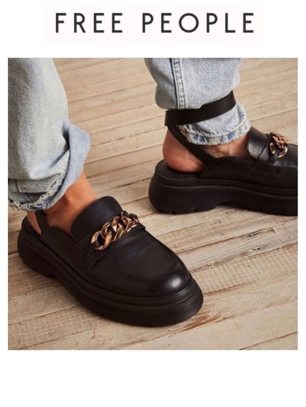Free People Mila Chain Loafer